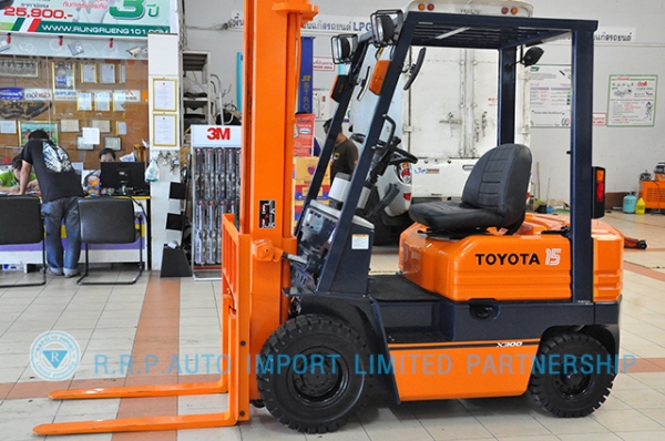ขายรถโฟล์คลิฟท์มือสอง TOYOTA รุ่น 5FD15-61982 ราคา 245,000 บาท สภาพเดิมจากญี่ปุ่นจากประเทศญี่ปุ่น ไม่เคยใช้งานในไทย