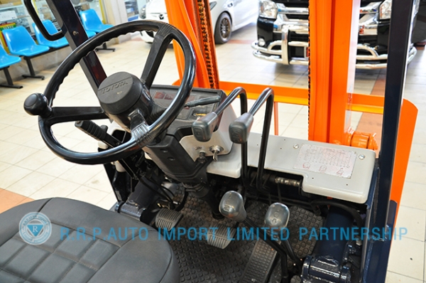 ขายรถโฟล์คลิฟท์มือสอง TOYOTA รุ่น 5FD15-61982 ราคา 245,000 บาท สภาพเดิมจากญี่ปุ่นจากประเทศญี่ปุ่น ไม่เคยใช้งานในไทย