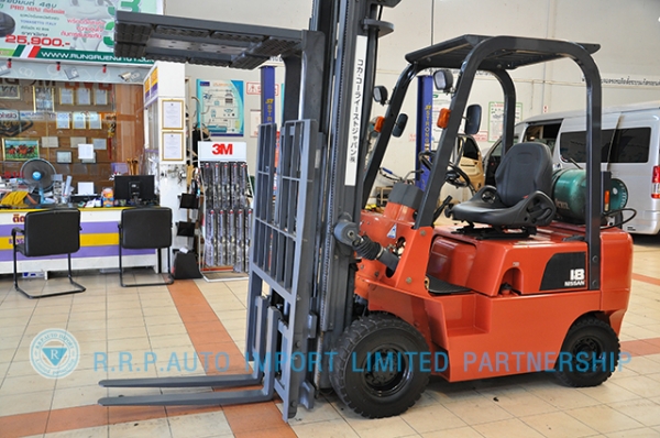 ขายรถโฟล์คลิฟท์มือสอง NISSAN  รุ่น NJ01-301271 ราคา 185,000 บาท นำเข้าจากประเทศญี่ปุ่น 100\% ไม่เคยใช้งานในไทย