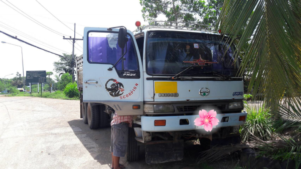 ขายรถบรรทุก 10 ล้อดัมพ์ HINO FM3M 240 แรงม้ามีระบบลากพ่วง ราคา 880000