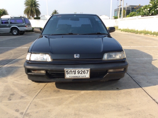 ขายรถ Honda Civic ไฟท้าย2ชั้น ปี91 เครื่องใหม่บล๊อกเดิม เกียร์ธรรมดา ภายในเดิมสวยสะอาดมาก แอร์เย็นฉ่ำวิทยุCD ตัวถังเดิมๆไม่มีชน สีสวยใส ยางดี รถขับดีมากช่วงล่างดีไม่มีดัง รถสวยเดิมๆพร้อมใช้ครับ ภาษีไม่ขาด