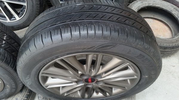 ขายล้อTOYOTA TRD 16 5รู100 รุ่น2 ยางปี 14  4 ล้อ