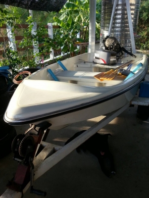 เรือ11 ฟุตพร้อมเทเลอร์ เครื่องยามาฮ่า25แรง