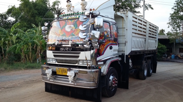 ขายสิบล้อดั๊มสองเพลาอีซูซุเดก้า 270 ยูโรทู ปี 51 แมกโหลด สนใจ 081 7368589