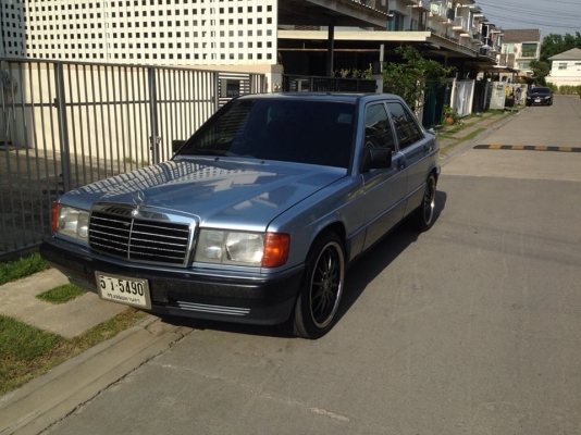 Benz 190e baby ปี92 เครื่อง 1J เกียร์ออโต้ ติดแก๊สหัวฉีด รถมือเดียวออกห้าง 0804465223