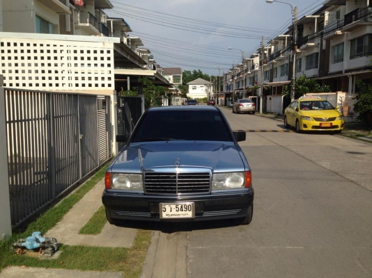 Benz 190e baby ปี92 เครื่อง 1J เกียร์ออโต้ ติดแก๊สหัวฉีด รถมือเดียวออกห้าง 0804465223