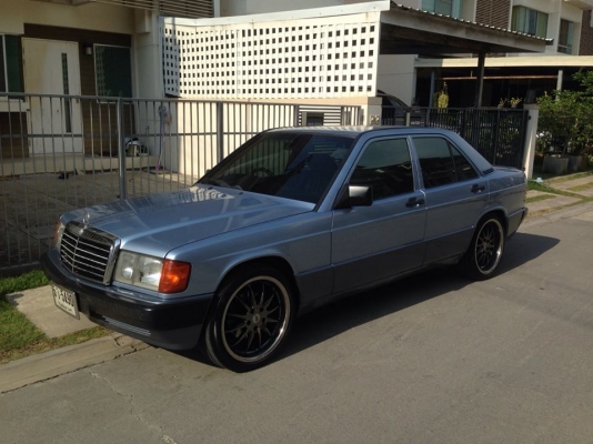Benz 190e baby ปี92 เครื่อง 1J เกียร์ออโต้ ติดแก๊สหัวฉีด รถมือเดียวออกห้าง 0804465223