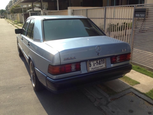 Benz 190e baby ปี92 เครื่อง 1J เกียร์ออโต้ ติดแก๊สหัวฉีด รถมือเดียวออกห้าง 0804465223