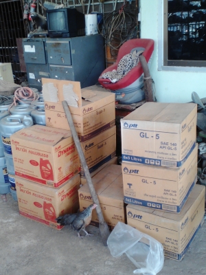 ขายน้ำมันเครื่อง.ปตท