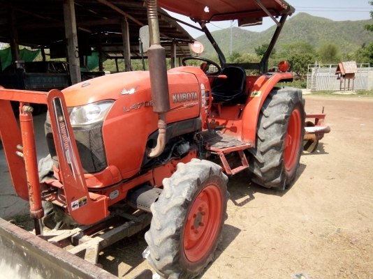 รถไถคูโบต้า L4708อุปกรณ์3อย่าง ดัน ผาน โล