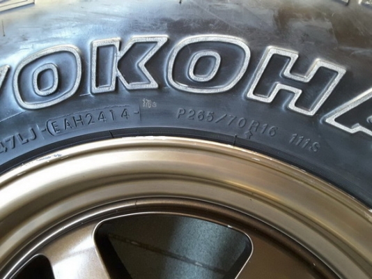 TE37 + Yokohama AT 265/70/16 ปี13 สวยๆ 1ชุด