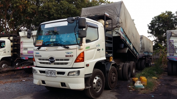 ขาย HINO NGV ดั้มพร้อมหาง 24ล้อ