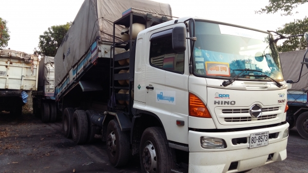 ขาย HINO NGV ดั้มพร้อมหาง 24ล้อ