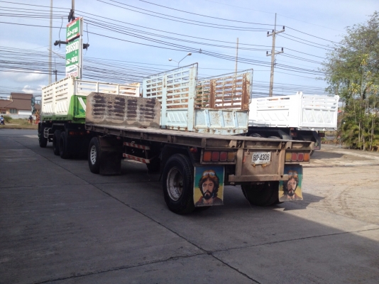 ขายหางสามมิตรหางสองเพลาพื้นเรียบ ปี 45