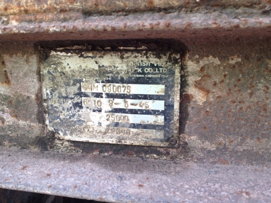 ขายหางสามมิตรหางสองเพลาพื้นเรียบ ปี 45