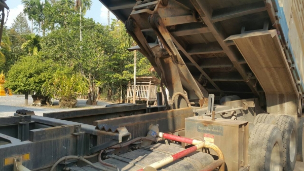 Hino FM1A 344 พ่วงหางสามเพลา ดั้ม 22 ล้อ รถบ้านมือเดียวออกห้างคะ