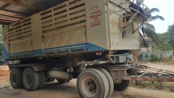 Hino FM1A 344 พ่วงหางสามเพลา ดั้ม 22 ล้อ รถบ้านมือเดียวออกห้างคะ