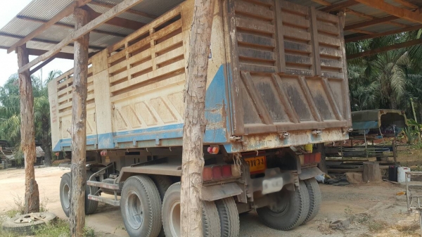 Hino FM1A 344 พ่วงหางสามเพลา ดั้ม 22 ล้อ รถบ้านมือเดียวออกห้างคะ