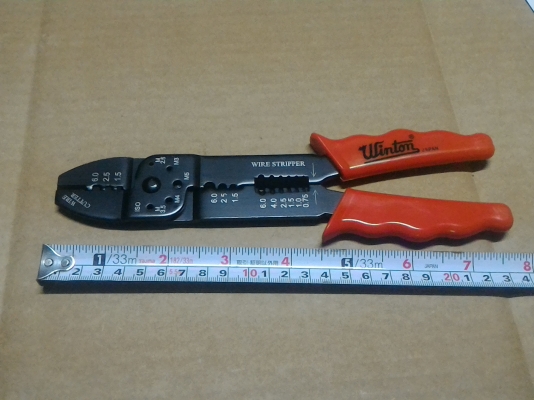 คีมตัด - ย่้ำ - ปลอกสายไฟแบบเอนกประสงค์ ยี่ห้อ Winton ย้ำลายไฟได้สวย ง่าย แน่น