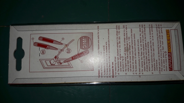 ขายไขควงเช็คไฟฟ้าDigital TAPARIA made in India.วัดAC-DCได้ ขายไขควงเช็คไฟฟ้าDigital TAPARIA made in India.วัดAC-DCได้