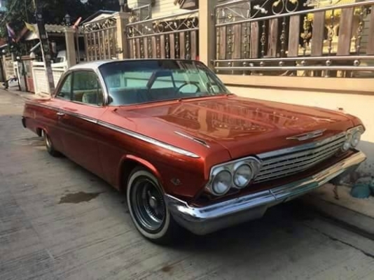 Chevrolet bell air 1962 ขายราคา 770,000 บาท Chevrolet bell air 1962 เครื่อง2jz. Auto ทะเบียนแท้100\%รถขับได้ปกติ. T-099-814-1980