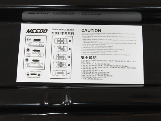 อันนี้สีขาวครับ โดดเด่น ราคาถูก กล่องเก็บของติดหลังคารถ ขนาด173 x 80 x 41cm/0.57cbm อันนี้สีขาวครับ โดดเด่น ราคาถูก กล่องเก็บของติดหลังคารถ ขนาด173 x 80 x 41cm/0.57cbm