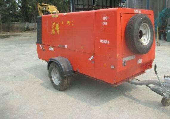 ขาย เครื่องปั๊มลมขนาดใหญ่  COMPAIR C110-9 เก่านอกชัวร์ ลมแรง 24 บาร์ มีเทรเลอร์ พ่วงลาก