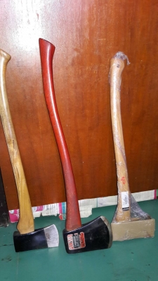 ขายขวานพลัมเมกางานใหม่เก่าเก็บ PLUMB AXE Tasmanian Made in USA.