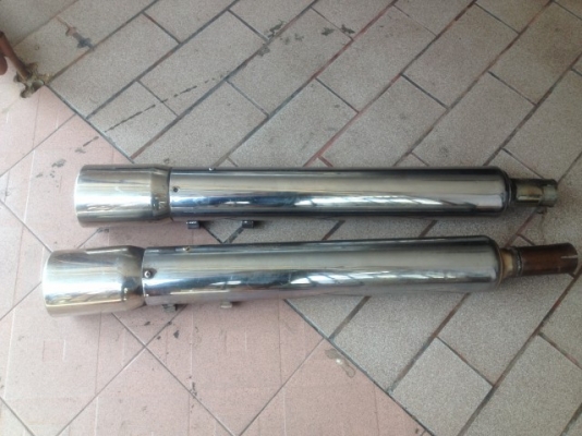 ท่อช๊อปเปอร์ KERKER MADE IN USA 2ใบคู่สภาพดีตามรูป