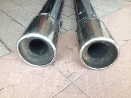 ท่อช๊อปเปอร์ KERKER MADE IN USA 2ใบคู่สภาพดีตามรูป