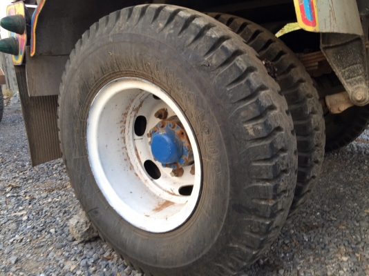 ขายหางพ่วง2เพลาดั้ม สภาพสวย ยางเต็ม8เส้น