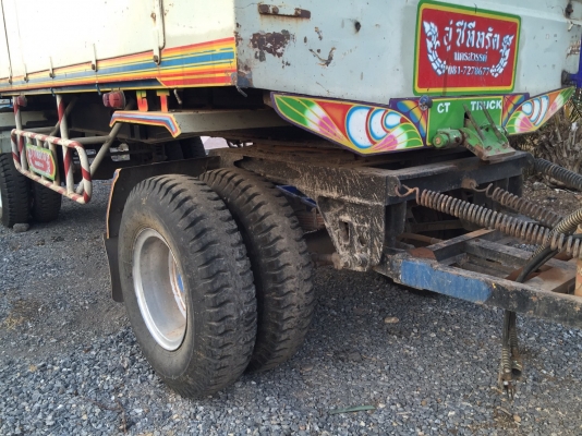 ขายหางพ่วง2เพลาดั้ม สภาพสวย ยางเต็ม8เส้น