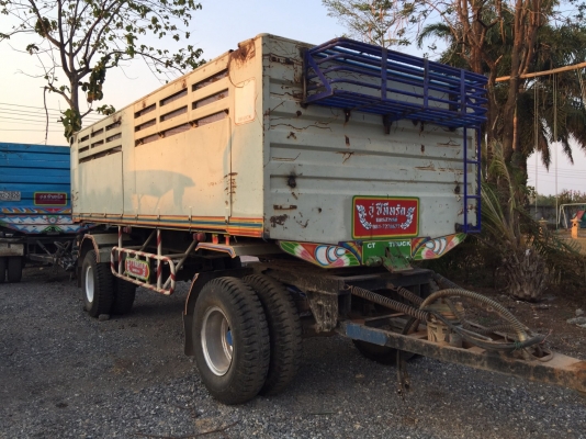 ขายหางพ่วง2เพลาดั้ม สภาพสวย ยางเต็ม8เส้น