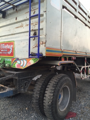 ขายหางพ่วง2เพลาดั้ม สภาพสวย ยางเต็ม8เส้น