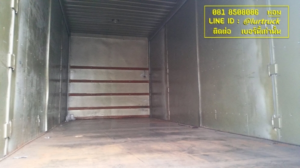 Hino Mega500 CNG ปี 55 ตู้บรรทุกสิบบาน (แก๊สแท้โรงงาน) ยางหน้าใหม่ สภาพพร้อมใช้