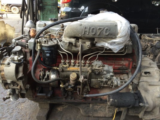 ขายเครื่องฮีโน่ho7c 185แรง พร้อมเกีร์ยมีใบคลุม