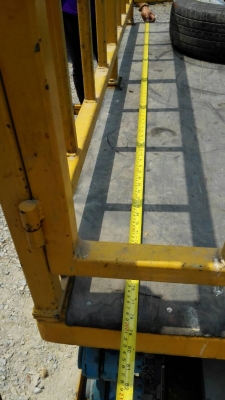 Sell> X-ลิฟท์โดยสารเคลื่อนที่ TMC 500 kg. ยกสูง 5 เมตร มอเตอร์ Mitsubishi 3 HP. ไฟบ้าน 220V รีโมทอุปกรณ์ครบ สภาพกริ้บ 95\%