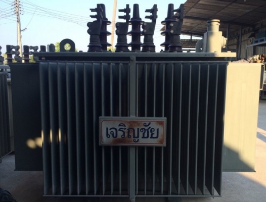 ขายหม้อแปลงไฟฟ้าขนาด 800 kva ยี่ห้อเจริญชัย Hv 24,000V Lv 416/240V ปี 2006 สอบถามเพิ่มเติมที่ K.pipat 098-2641749