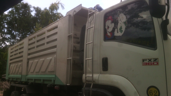 ขายรถพ่วงดั้ม ISUZU 360 แม่-ลูก กลางปี 55 สภาพเดิมพร้อมใช้งาน  เจ้าของขายเอง