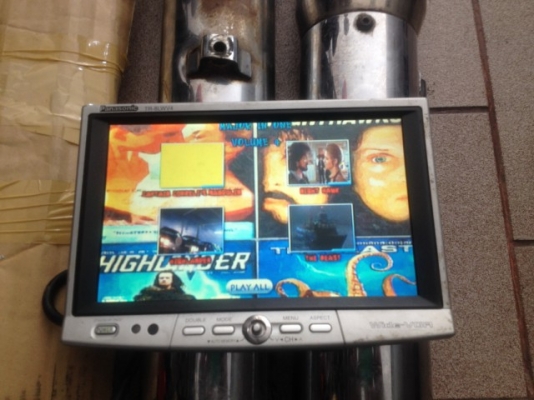 จอมอนิเตอร์ PANASONIC 8นิ้ว รีโม้ตครบเก่าญี่ปุ่นสภาพดีใช้งานได้ปกติ