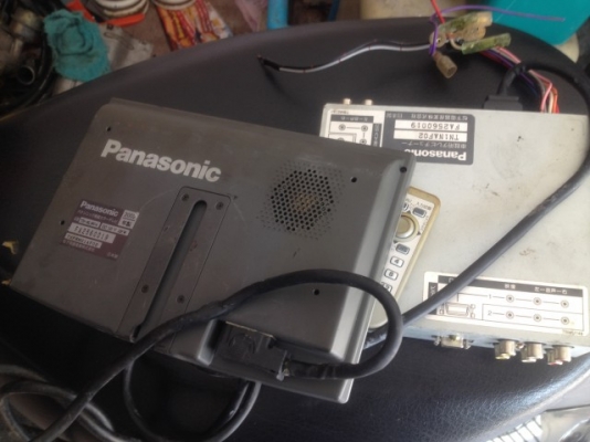 จอมอนิเตอร์ PANASONIC 8นิ้ว รีโม้ตครบเก่าญี่ปุ่นสภาพดีใช้งานได้ปกติ