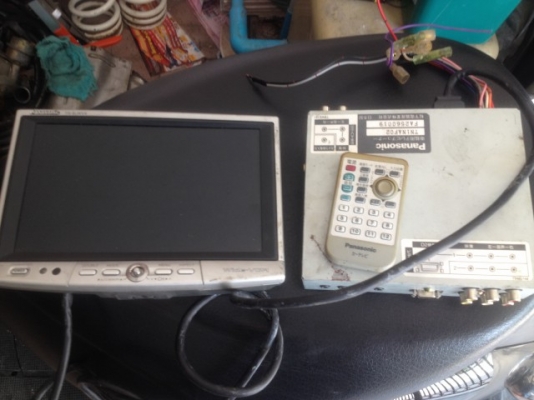 จอมอนิเตอร์ PANASONIC 8นิ้ว รีโม้ตครบเก่าญี่ปุ่นสภาพดีใช้งานได้ปกติ