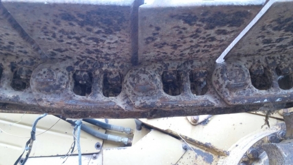 ขายโช่พร้อมแผ่น รถแทรกเตอร์ D-4-H.แผ่นยาว 50 ซม. และอะไหล่ตัวอื่นด้วย