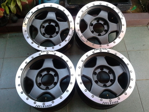 Max ลายแบรดเลย์  ขอบ 16*8 ET0 สภาพสวยๆ 1ชุด