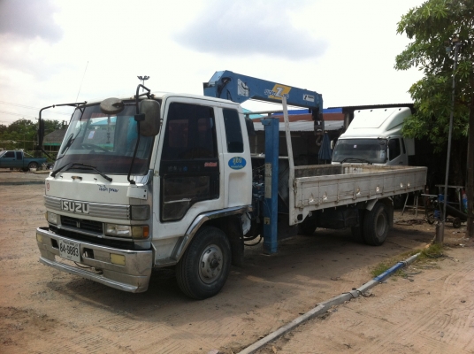 ขายรถบรรทุก 6 ล้อ Isuzu ติดเครน