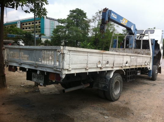 ขายรถบรรทุก 6 ล้อ Isuzu ติดเครน
