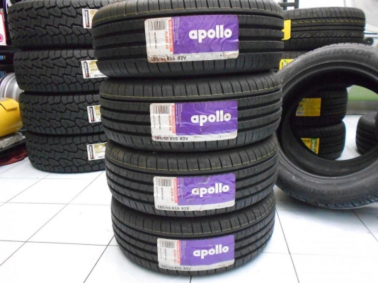 ยางใหม่ Apollo Alnag 4G 185 55 15 ผลิตปี 2016 ขายถูก 6400.- ต่อ ชุด ใส่ ถ่วงฟรีค่ะ