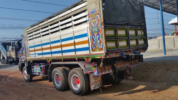 ขายรถพ่วงดัมพ์ ISUZU DECA เครื่อง 360 แรง แม่ปี 53 ลูกปี 55 กระบะดัมพ์มิเนียม ลูก 3 เพลาแท้ ทะเบียนพร้อม