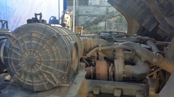 ขายรถพ่วงดัมพ์ ISUZU DECA เครื่อง 360 แรง แม่ปี 53 ลูกปี 55 กระบะดัมพ์มิเนียม ลูก 3 เพลาแท้ ทะเบียนพร้อม