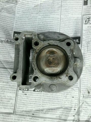 เสื้อสูบMio Fino พร้อมลูกโซนิค ตามสภาพครับ  มารับเอง900. พร้อมส่งEms1,000 ครับ